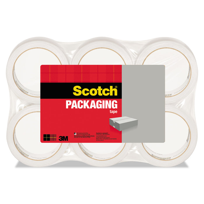 3350 General Purpose Packaging Tape, 3" Core, 1.88" x 54.6 yds, Clear, 6/Pack