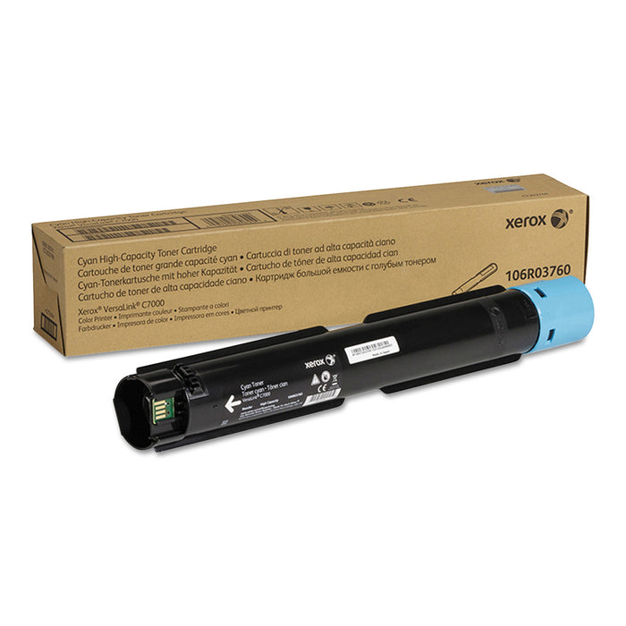 106R03760 High-Yield Toner, 10100 Page-Yield, Cyan