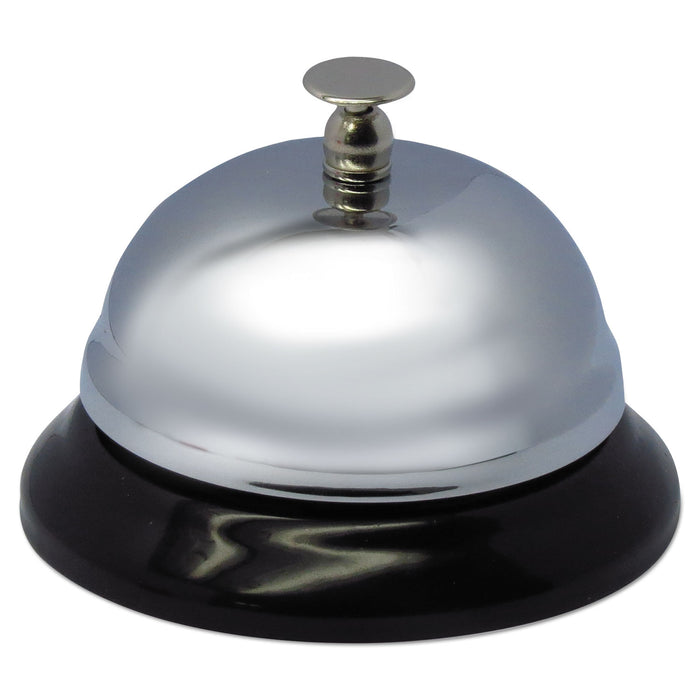 Call Bell, 3-3/8" Diameter, Brushed Nickel