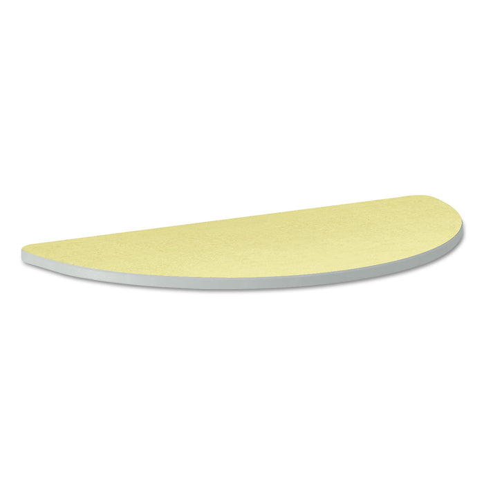 Build Half Round Shape Table Top, 60w x 30d, Kiwi