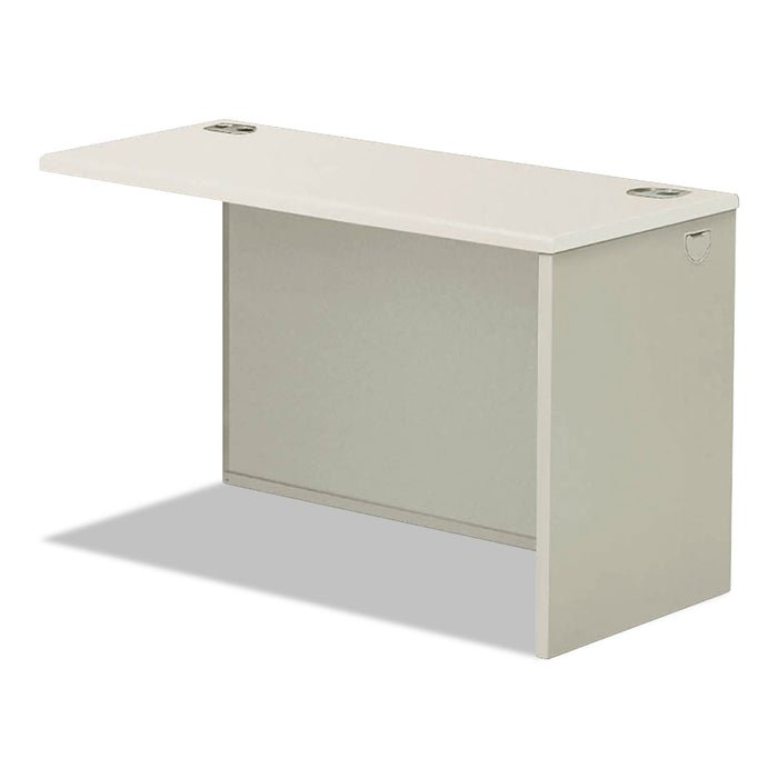 38000 Series Return Shell, 33.75w x 65d x 4.19h, Silver Mesh/Light Gray, Right