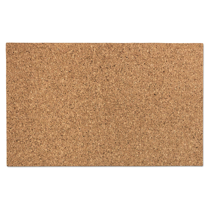 Designer Cork Bulletin Board, 24" x 38", Natural