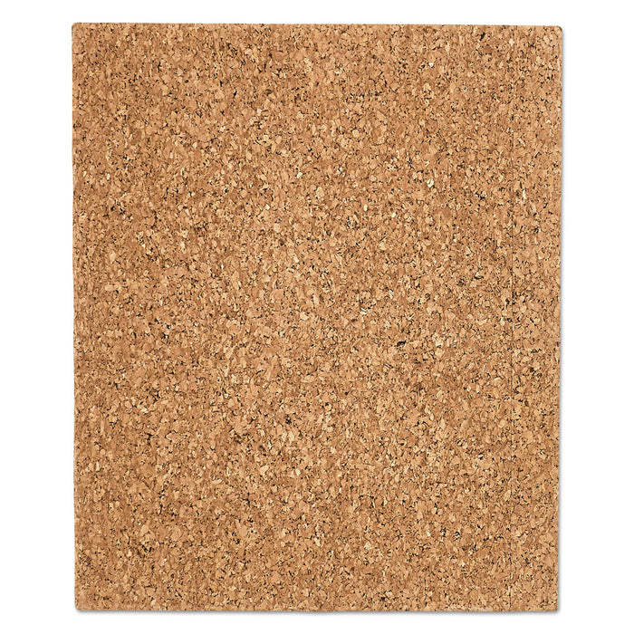 Designer Cork Bulletin Board, 20" x 24", Natural