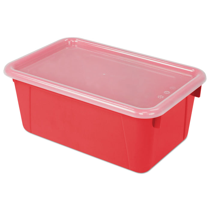 Cubby Bins, 12.25" x 7.75" x 5.13", Red, 6/Pack