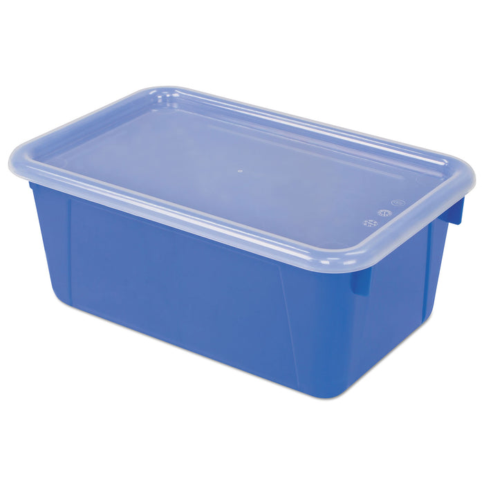 Cubby Bins, 12.25" x 7.75" x 5.13", Blue, 6/Pack
