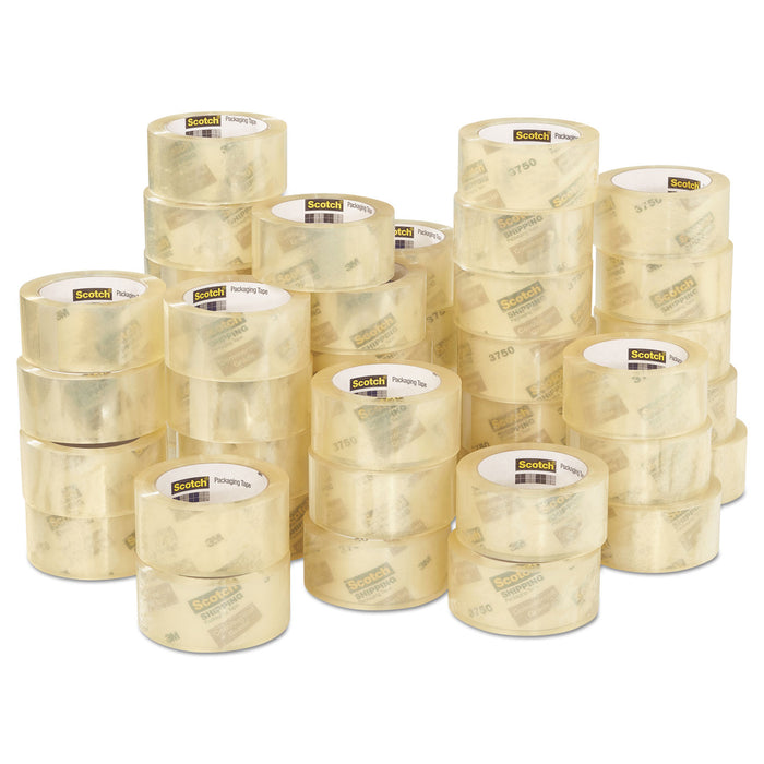 3750 Commercial Grade Packaging Tape, 3" Core, 1.88" x 54.6 yds, Clear, 48/Pack