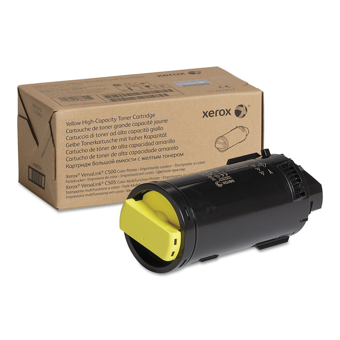 106R04016 High-Yield Toner, 9000 Page-Yield, Yellow, TAA Compliant