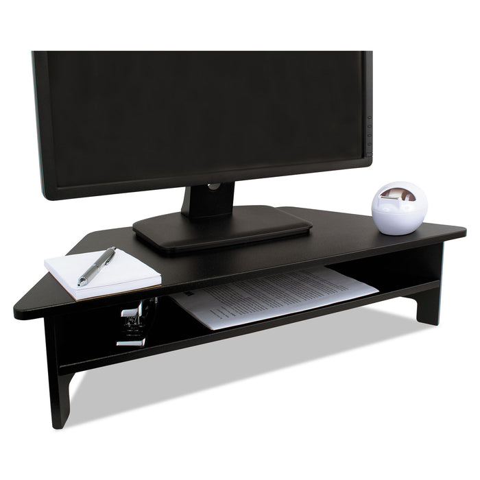 High Rise Collection Monitor Stand, 27 x 11 1/2 x 6 1/2-7 1/2, Black