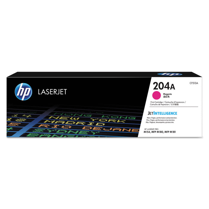 HP 204A, (CF513A) Magenta Original LaserJet Toner Cartridge