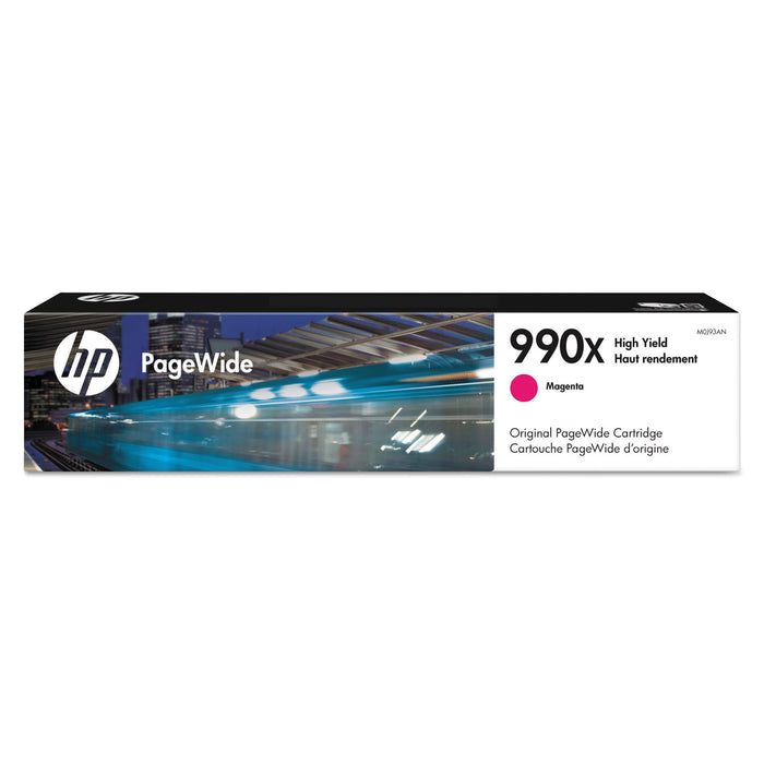 HP 990X, (M0J93AN) High Yield Magenta Original PageWide Cartridge