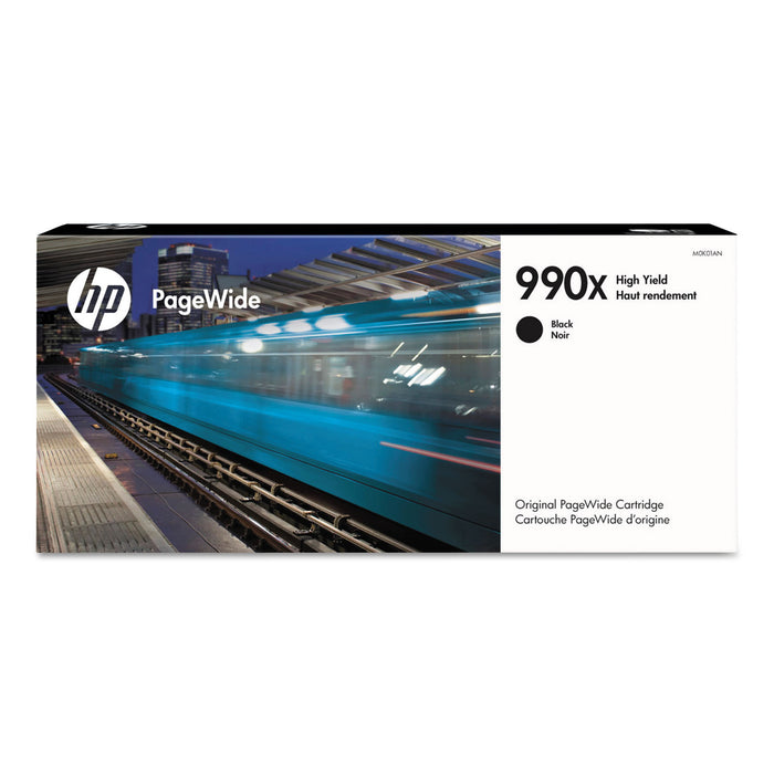 HP 990X, (M0K01AN) High Yield Black Original PageWide Cartridge