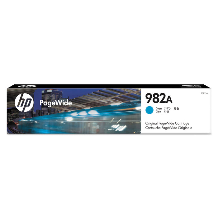 HP 982A, (T0B23A) Cyan Original PageWide Cartridge