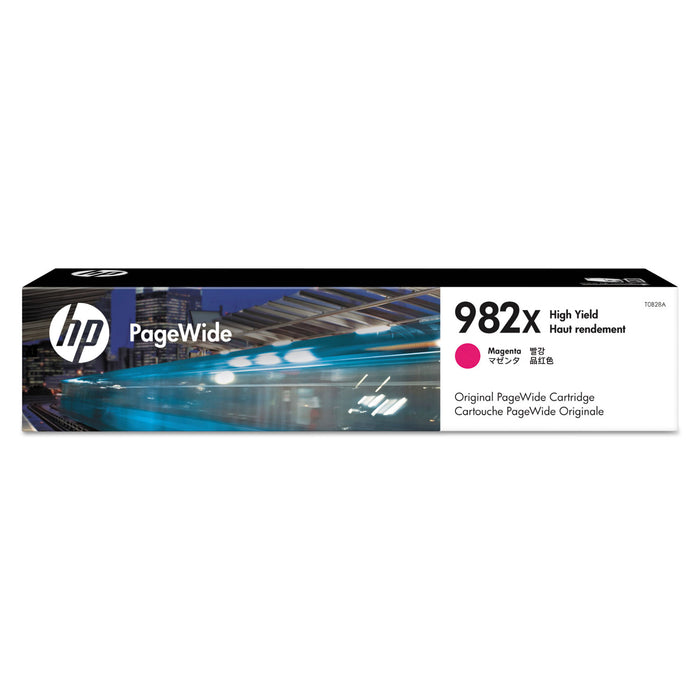 HP 982X, (T0B28A) High Yield Magenta Original PageWide Cartridge