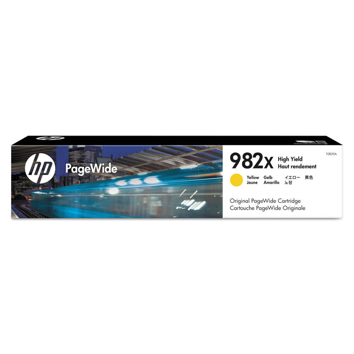 HP 982X, (T0B29A) High Yield Yellow Original PageWide Cartridge