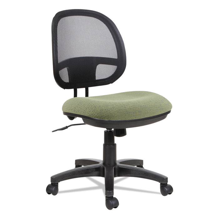 Alera Interval Series Swivel/Tilt Mesh Chair, Supports up to 275 lbs, Parrot Green Seat/Parrot Green Back, Black Base