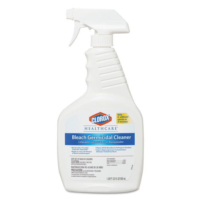 Bleach Germicidal Cleaner, 22  oz Spray Bottle