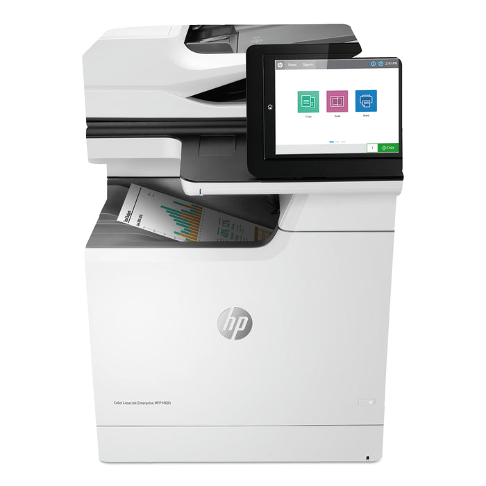 Color LaserJet Enterprise MFP M681dh, Copy/Print/Scan