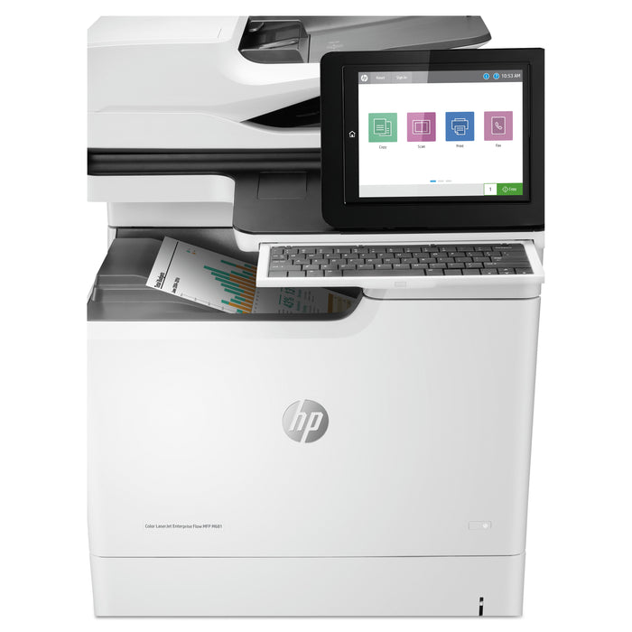 Color LaserJet Enterprise Flow MFP M681f, Copy/Fax/Print/Scan