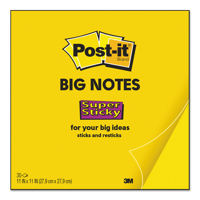 Big Notes, 11 x 11, Yellow, 30 Sheets
