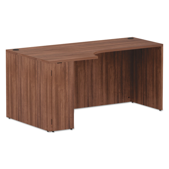 Alera Valencia Series Corner Credenza Shells, 65w x 35.38d x 29.5h, Modern Walnut