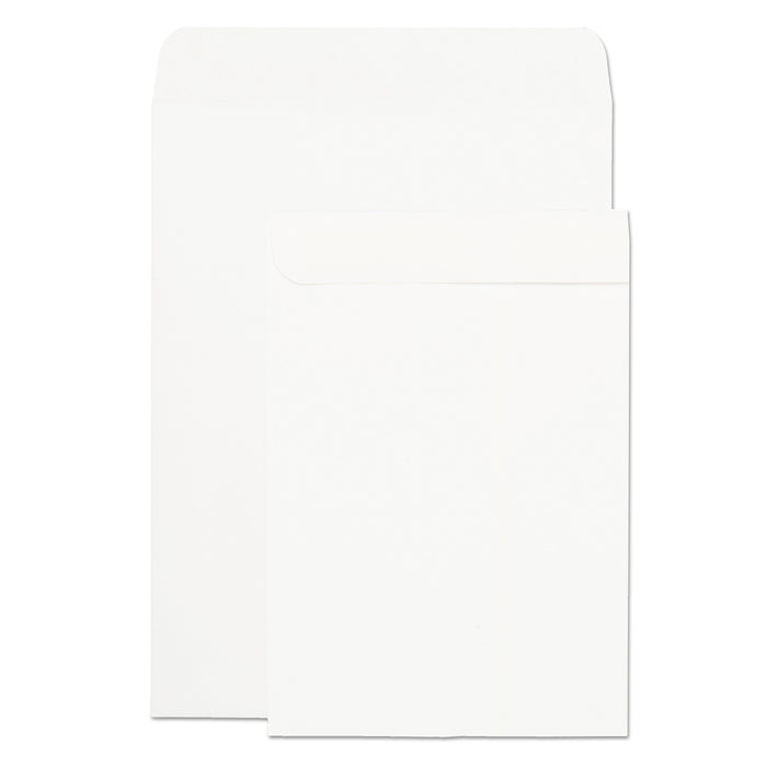 Catalog Envelope, #10 1/2, Cheese Blade Flap, Gummed Closure, 9 x 12, White, 250/Box