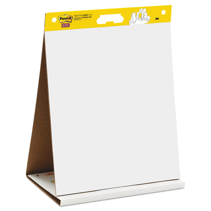 Self-Stick Tabletop Easel Pad, 20 x 23, White, 20 Sheets