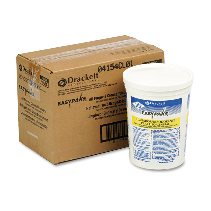All-Purpose Cleaner/Deodorizer, 90 .5 oz Packets/Tub, 2 Tubs/Carton