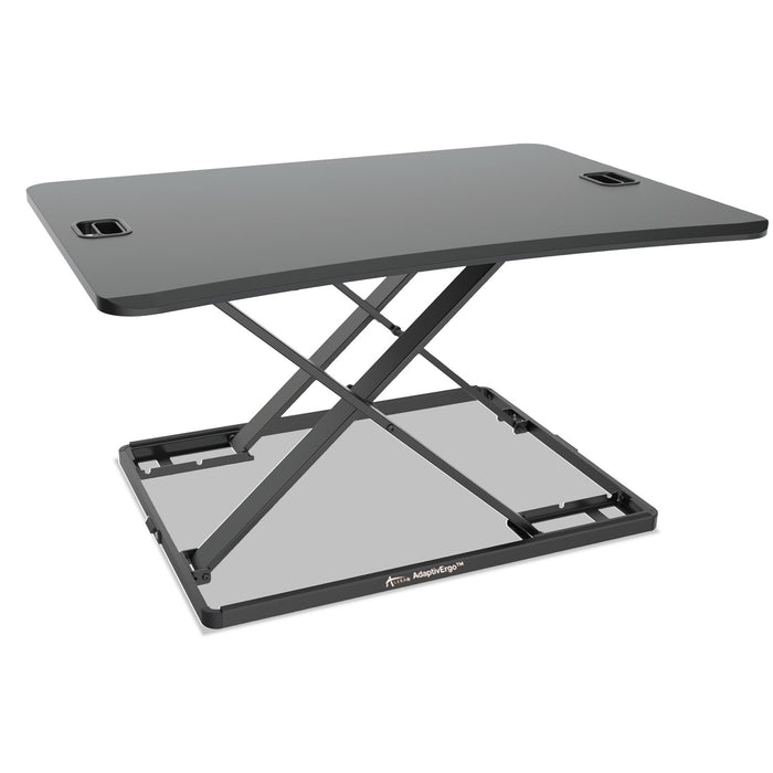AdaptivErgo Ultra-Slim Sit-Stand Desk, 31.33" x 22" x 15.75", Black