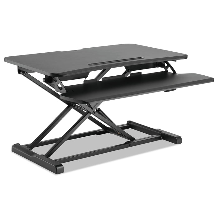 AdaptivErgo Sit-Stand Workstation, 31.5w x 26.13d x 19.88h, Black