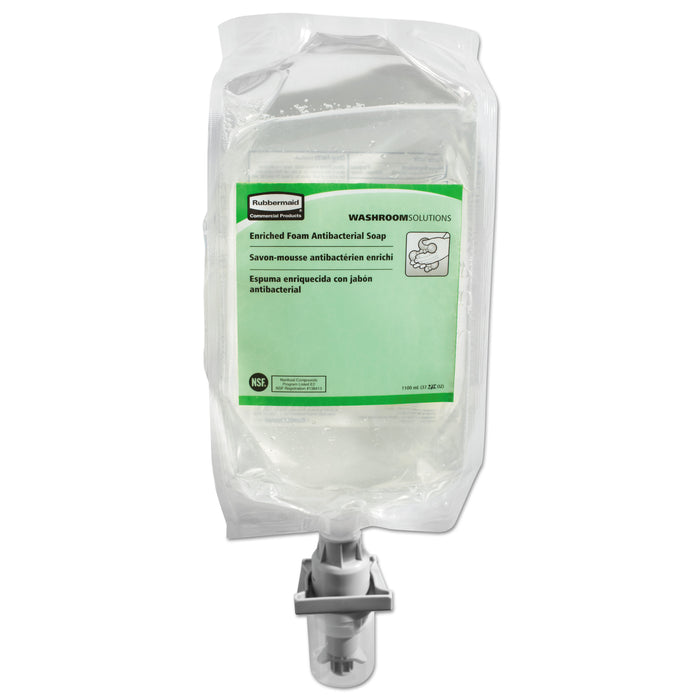 E2 Antibacterial Enriched-Foam Soap Refill, Unscented, 1100 mL