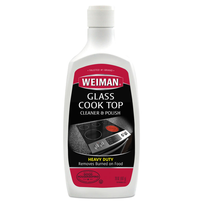 Glass Cook Top Cleaner and Polish, 20 oz, Squeeze Bottle, 6/CT