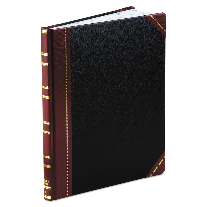 Record Ruled Book, Black Cover, 300 Pages, 10 1/8 x 12 1/4