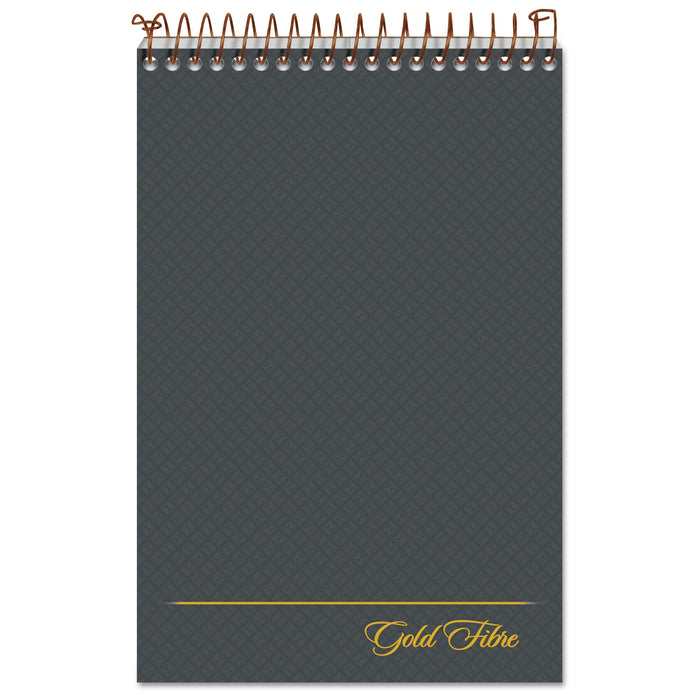 Gold Fibre Steno Books, Gregg Rule, Gray Cover, 6 x 9, 100 White Sheets