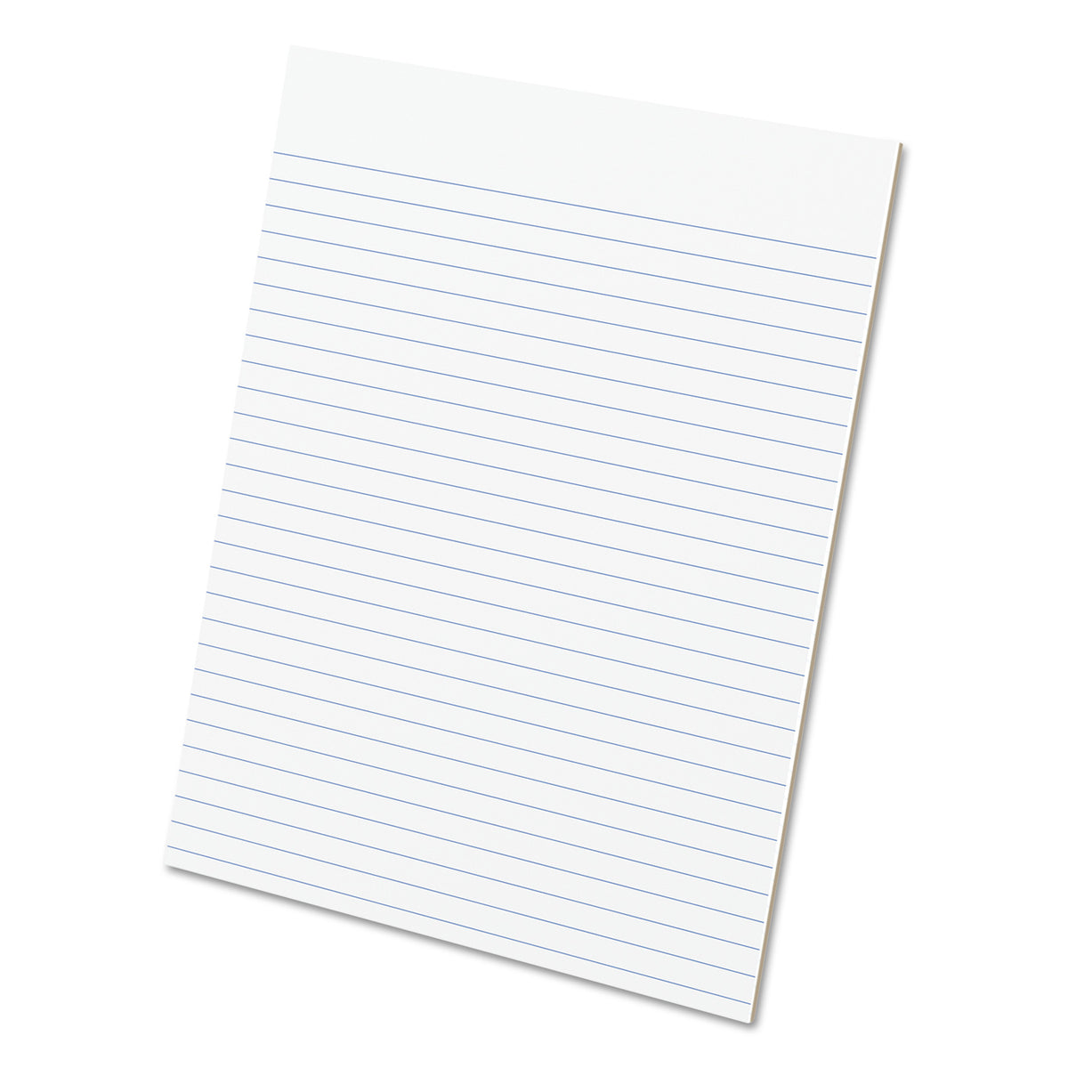 Single Ruled Paper Pad Glue Top Pads, Wide/Legal Rule, 8.5 x 11, White, 50 Sheets, Dozen — One ...
