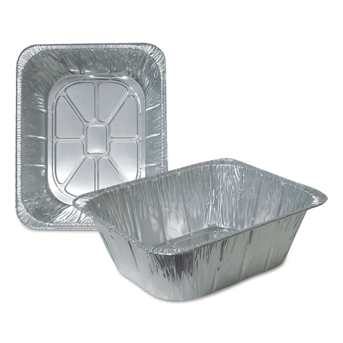 Aluminum Steam Table Pans, Half Size, Extra Deep, 100/Carton