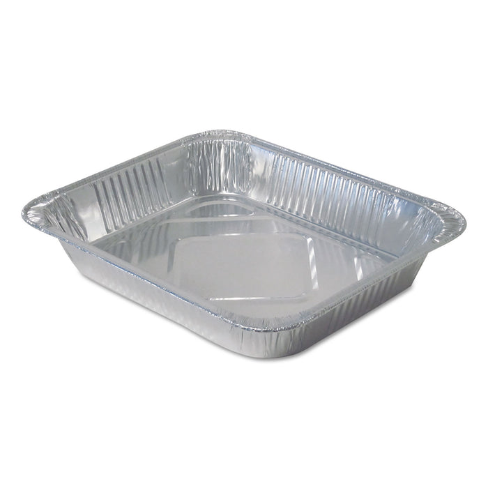 Aluminum Steam Table Pans, Half Size, Medium, 100/Carton