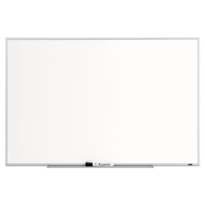 Dry Erase Board, Melamine Surface, 36 x 24, Silver Aluminum Frame