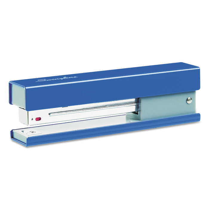 Full Strip Fashion Stapler, 20-Sheet Capacity, Navy/Gray