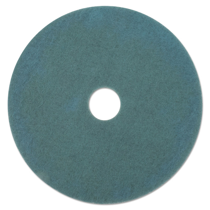 Aqua Burnishing Floor Pads, 17" Diameter, 5/Carton