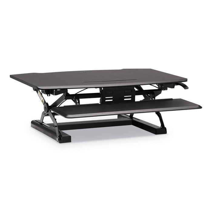 Coordinate Portable Desktop Riser, 35.04w x 31.1d x 16.54h, Black
