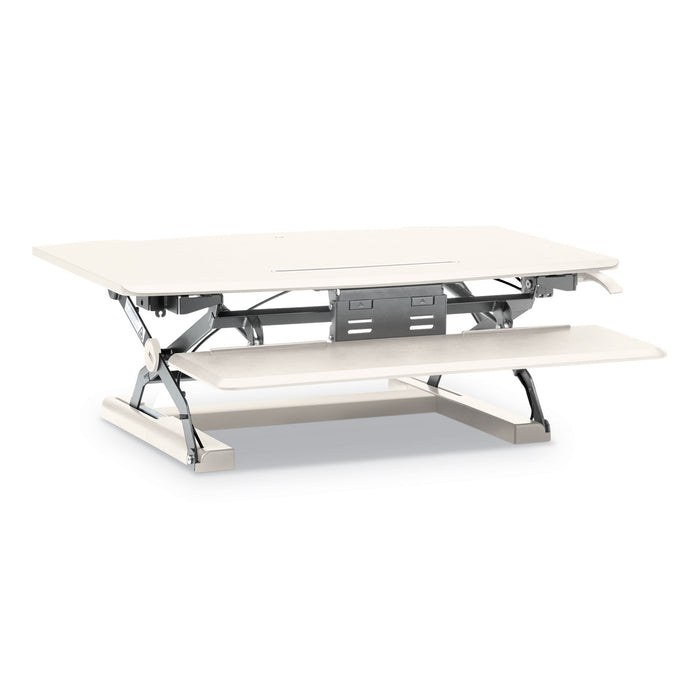 Coordinate Portable Desktop Riser, 35.04w x 31.1d x 16.54h, White