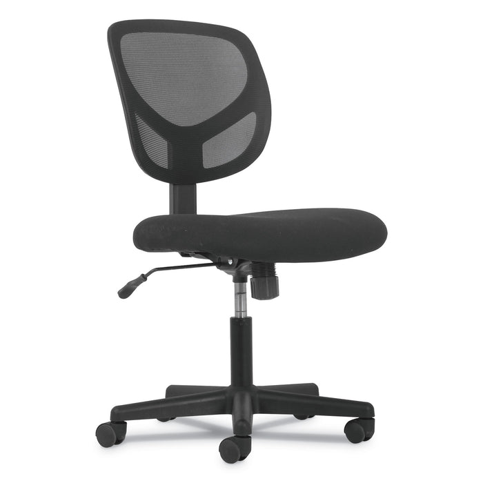 1-Oh-One Mid-Back Task Chairs, Supports up to 250 lbs., Black Seat/Black Back, Black Base