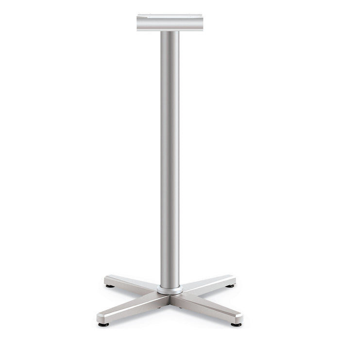 Arrange X-Leg Base for 30-36" Tops, 25.59w x 25.59d x 40h, Silver