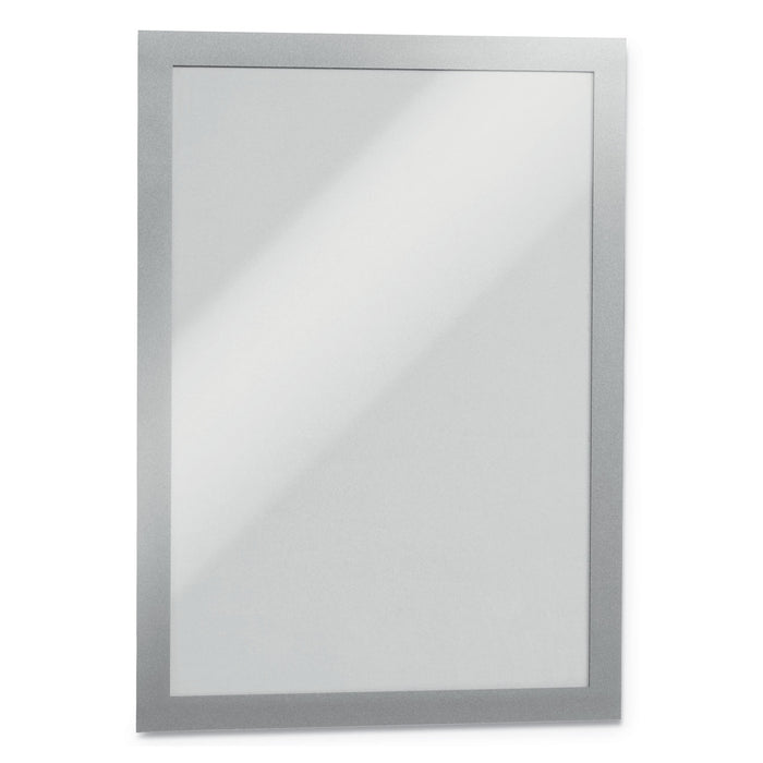 DURAFRAME Sign Holder, 8 1/2" x 11", Silver Frame, 2/Pack