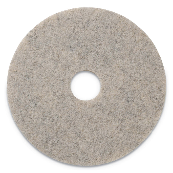 Combo Burnishing Pads, 19" Diameter, Tan, 5/CT