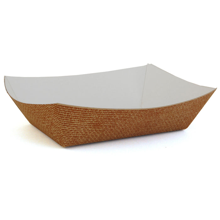 Hearthstone Food Trays, 8.48w x 5.85d x 2.32h, Brown, 500/Carton