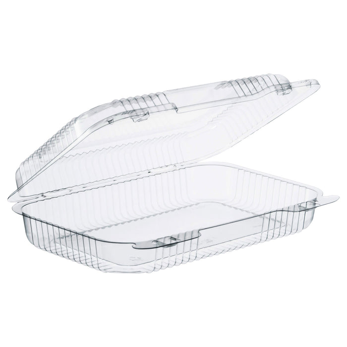StayLock Clear Hinged Lid Containers, 9.4 x 6.8 x 2.1, Clear, 250/Carton