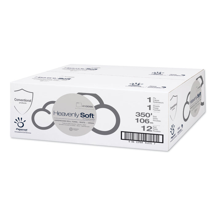 Heavenly Soft Paper Towel, 7.8" x 350 ft, White, 12 Rolls /Carton