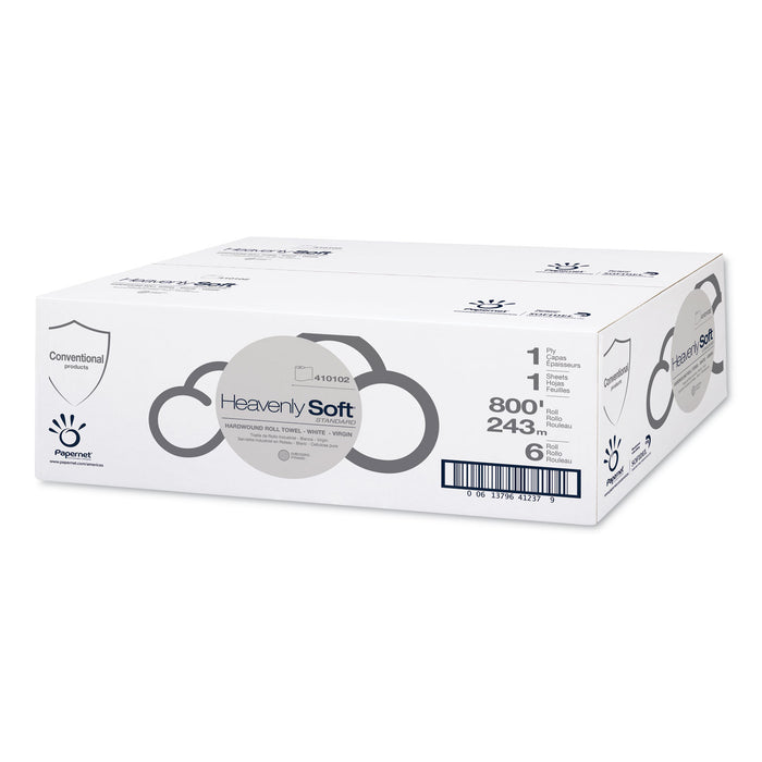 Heavenly Soft Paper Towel, 7.8" x 800 ft, White, 6 Rolls/Carton
