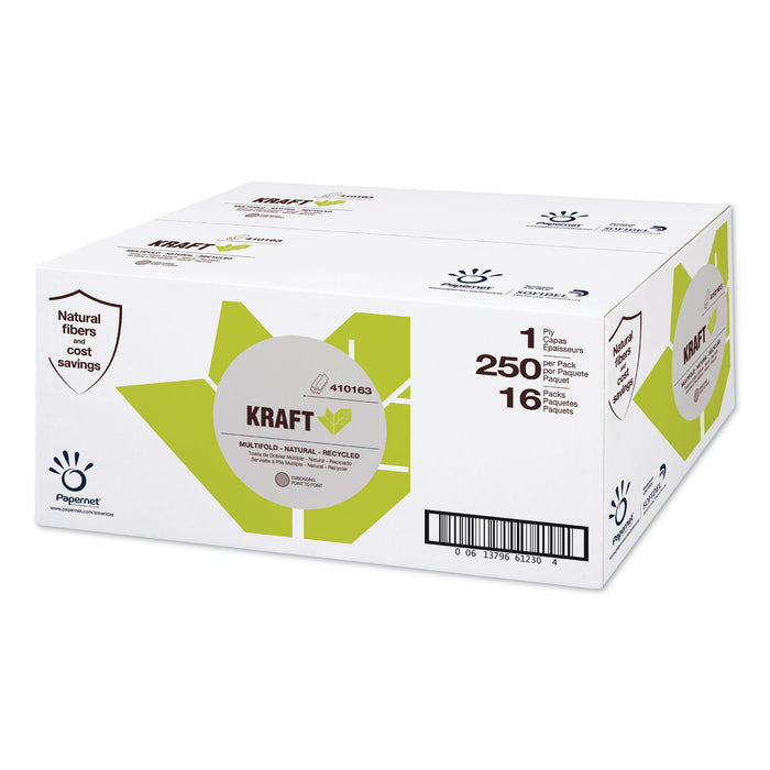 Heavenly Soft Paper Towel, 9.5" x 9.25", Brown, 16 Packs/Carton